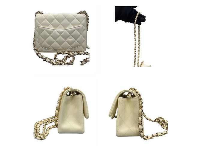 Bolso de hombro Chanel Matelassé Blanco - vista 7