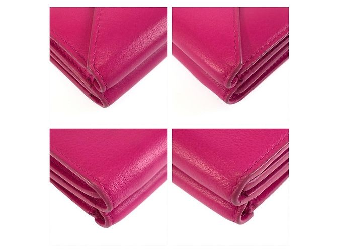 Portafoglio compatto Paper Balenciaga Rosa - vista 8