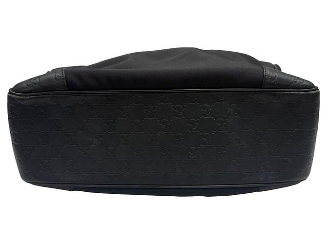 Borsa a tracolla Gucci GG Emboss Nero - vista 4