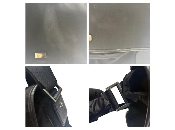 Borsa a tracolla Gucci GG Emboss Nero - vista 8
