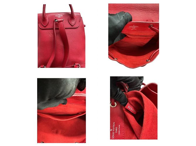 Mochila Louis Vuitton Lockme Vermelho - vista 6