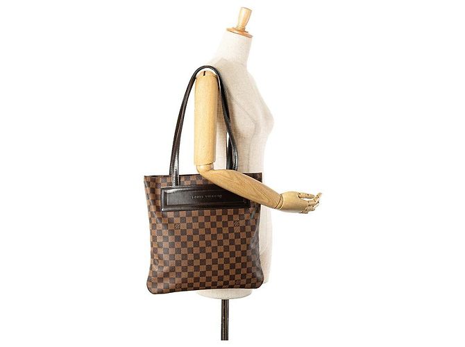Louis Vuitton Damier Clifton Tote N51149 Marrone - vista 10