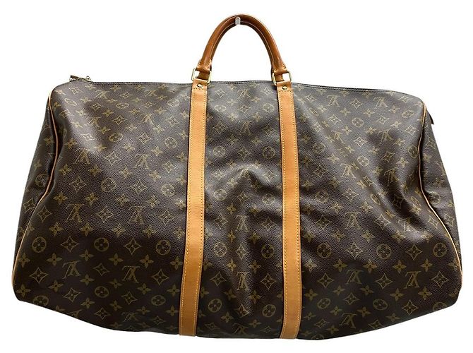 Bolso Boston Louis Vuitton Keepall Monogram Castaño - vista 2
