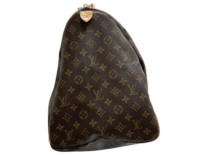 Bolso Boston Louis Vuitton Keepall Monogram Castaño - vista 3