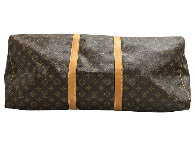 Bolso Boston Louis Vuitton Keepall Monogram Castaño - vista 4