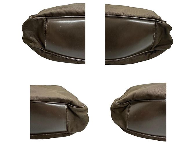 Borsa a tracolla Gucci Bamboo Verde - vista 7