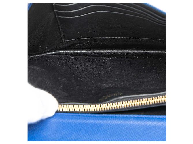 Cartera de Hombro con Cadena Prada Azul - vista 6
