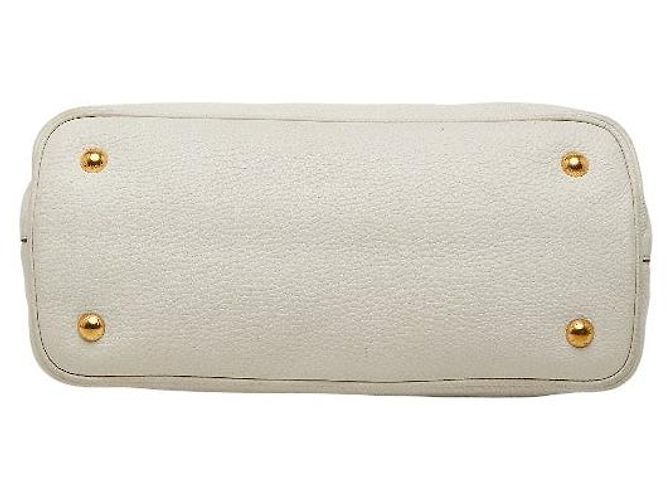 Prada 2WAY Schultertasche 1BA058 Weiß - Ansicht 3