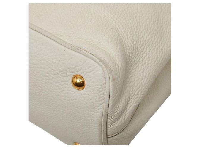Prada 2WAY Schultertasche 1BA058 Weiß - Ansicht 4