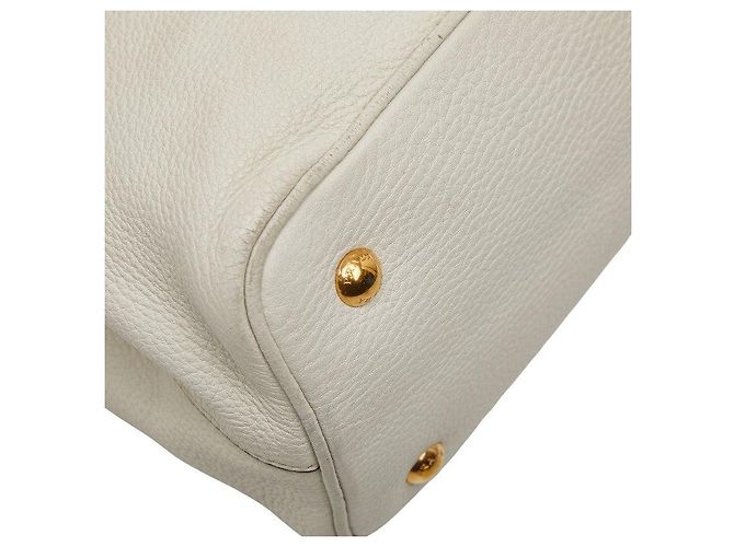 Prada 2WAY Schultertasche 1BA058 Weiß - Ansicht 5