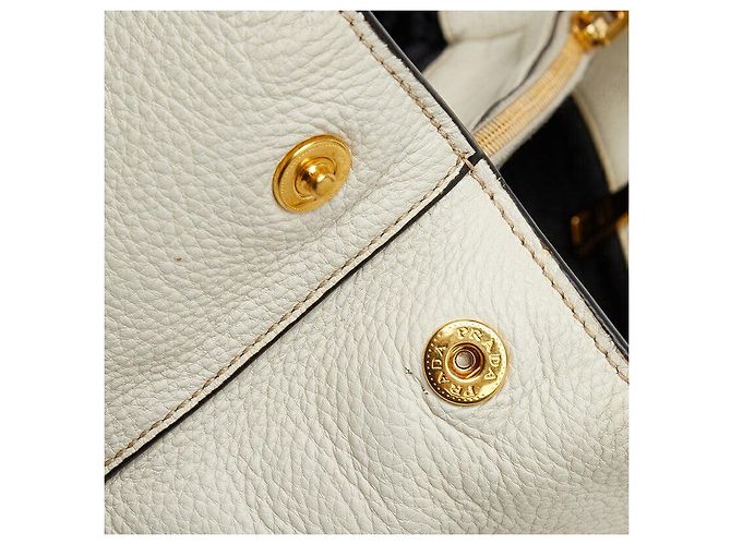 Prada 2WAY Schultertasche 1BA058 Weiß - Ansicht 9