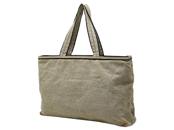 Borsa Tote Prada con logo Triangle Multicolore - vista 2