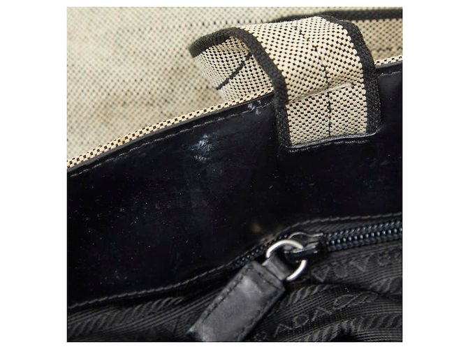 Borsa Tote Prada con logo Triangle Multicolore - vista 9
