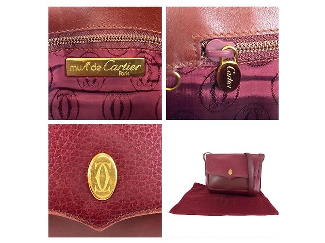 Borsa a tracolla Cartier Must Line Marrone - vista 3