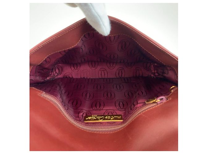 Borsa a tracolla Cartier Must Line Marrone - vista 9