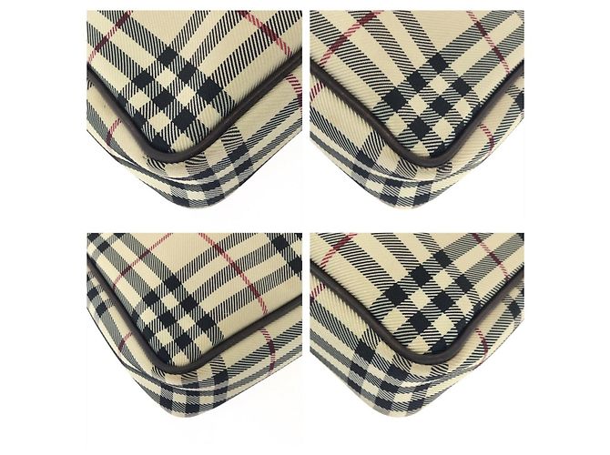 Borsa a tracolla Burberry Check Multicolore - vista 3