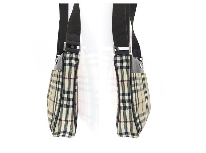 Borsa a tracolla Burberry Check Multicolore - vista 8
