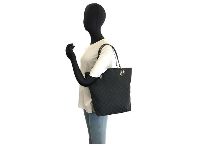 Gucci GG Canvas Tote Bag Schwarz - Ansicht 6