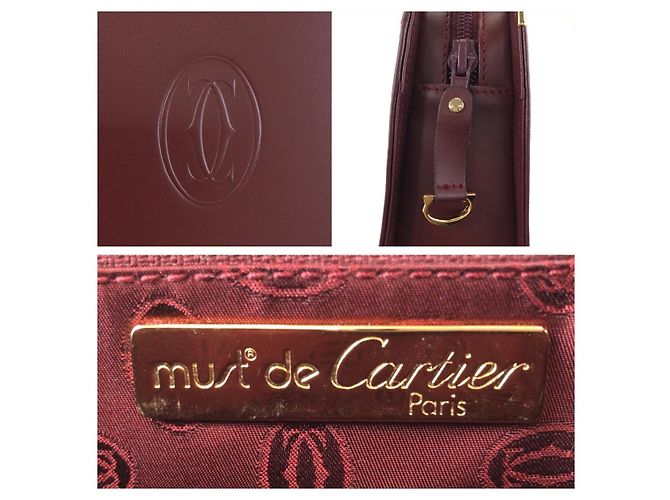 Borsa a pochette Cartier Must Line Rosso - vista 4