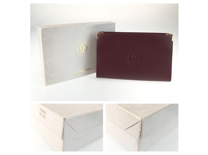 Borsa a pochette Cartier Must Line Rosso - vista 9