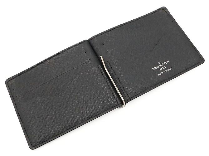 Louis Vuitton Taiga Portefeuille Pans Wallet Schwarz - Ansicht 6