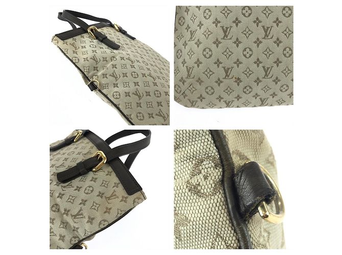 Louis Vuitton Monogram Mini Francoise Tote Tasche Grün - Ansicht 5