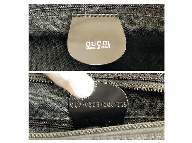 Borsa a tracolla Gucci Bamboo Nero - vista 3