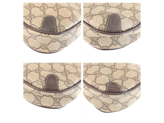 Gucci Sherry Line Schultertasche Braun Beige - Ansicht 3