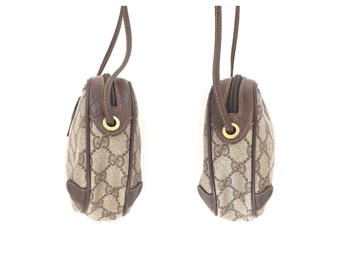 Gucci Sherry Line Schultertasche Braun Beige - Ansicht 7