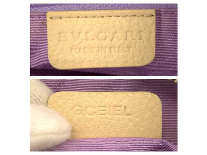 Bulgari Borsa a tracolla Bvlgari Logo Mania Marrone Beige - vista 4