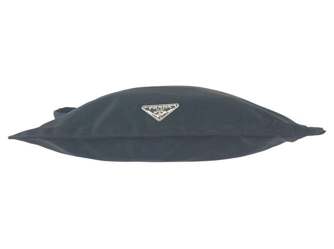 Bolsa Crossbody Prada Tessuto Preto - vista 10