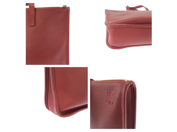 Valigetta Loewe Anagram Neutred Rosso - vista 6