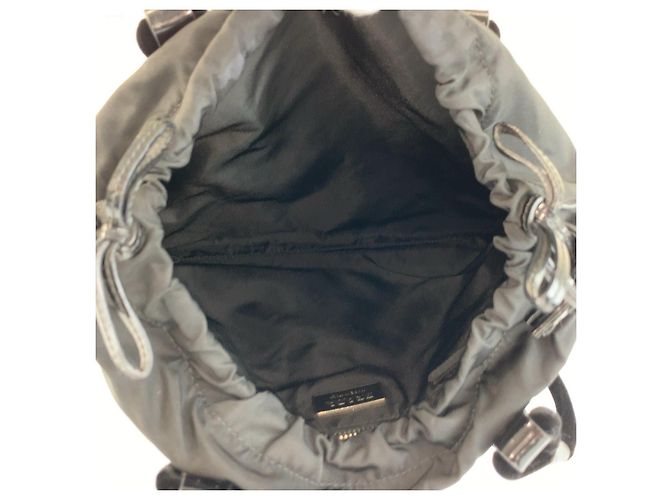 Saco Tote Prada Tessuto Preto - vista 8