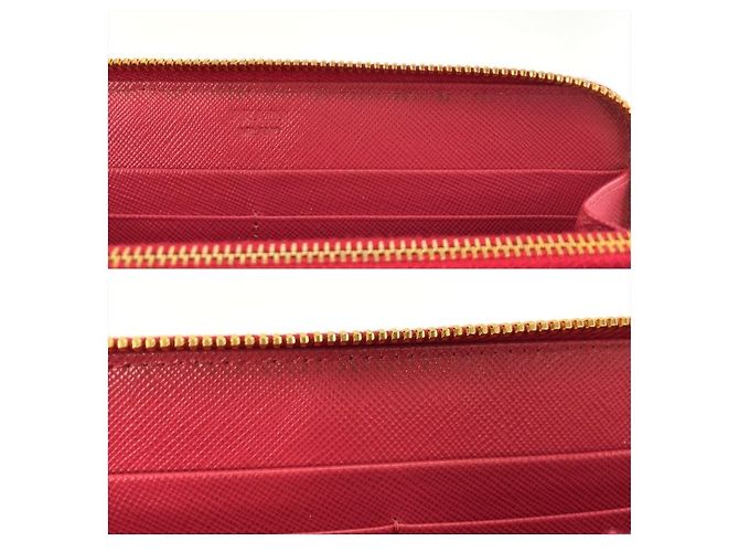 Portefeuille long Prada Saffiano Rose - vue 9
