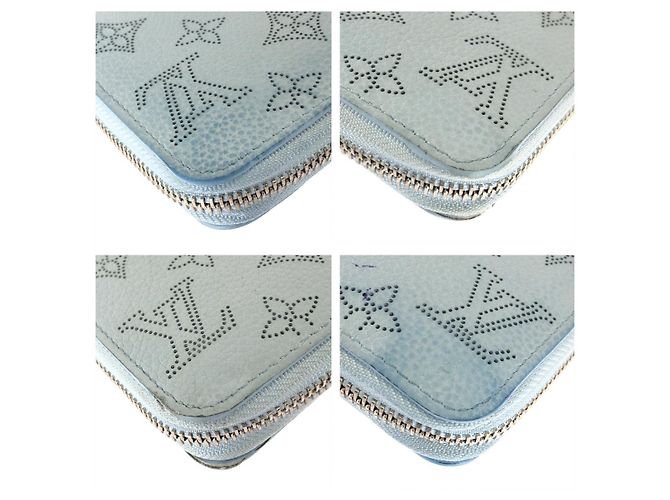 Portafoglio Zippy Louis Vuitton Monogram Mahina Blu - vista 4