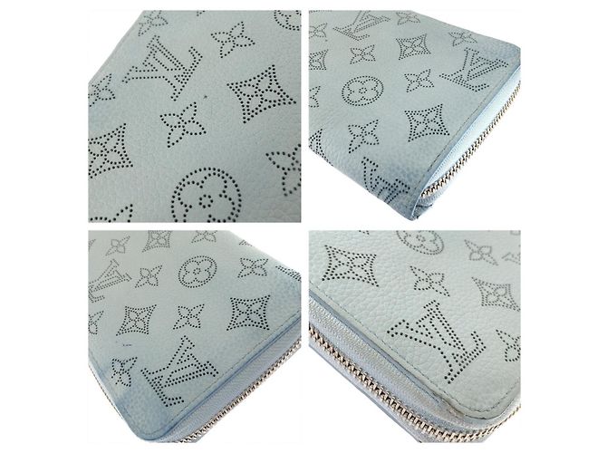 Portafoglio Zippy Louis Vuitton Monogram Mahina Blu - vista 6