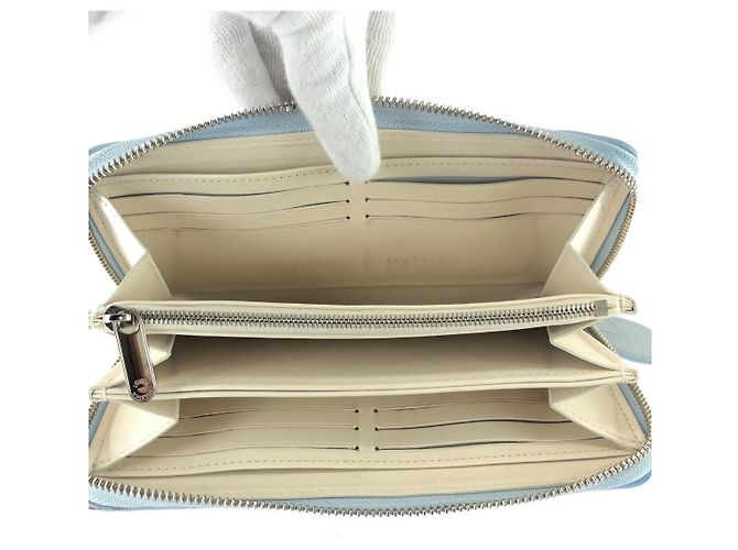 Portafoglio Zippy Louis Vuitton Monogram Mahina Blu - vista 8