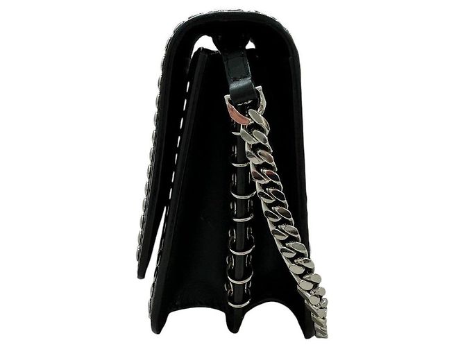 Borsa a tracolla in pelle Burberry Nero - vista 4