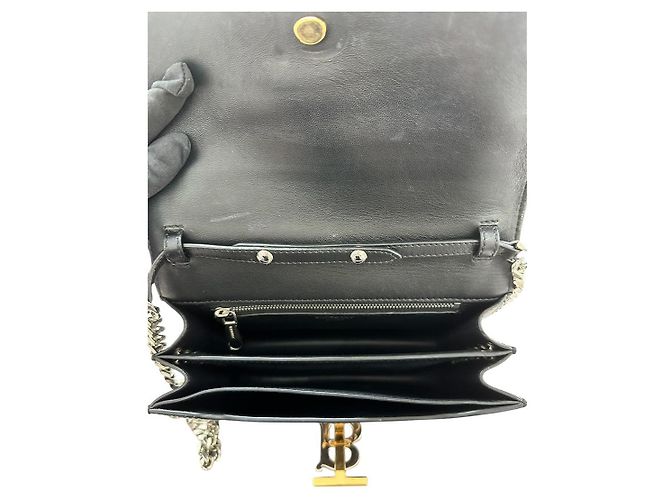 Borsa a tracolla in pelle Burberry Nero - vista 5