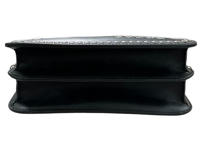 Borsa a tracolla in pelle Burberry Nero - vista 6