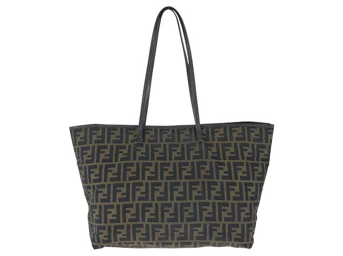 Fendi Zucca Tote Bag Braun Stoff - Ansicht 2