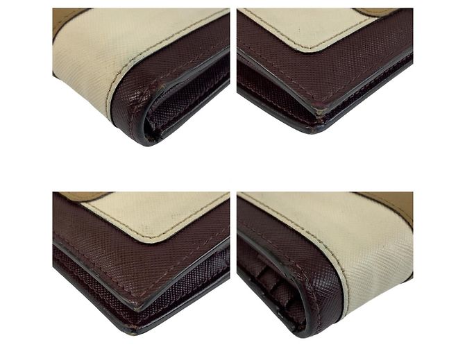 Portefeuille compact pliable Marni Multicolore - vue 7