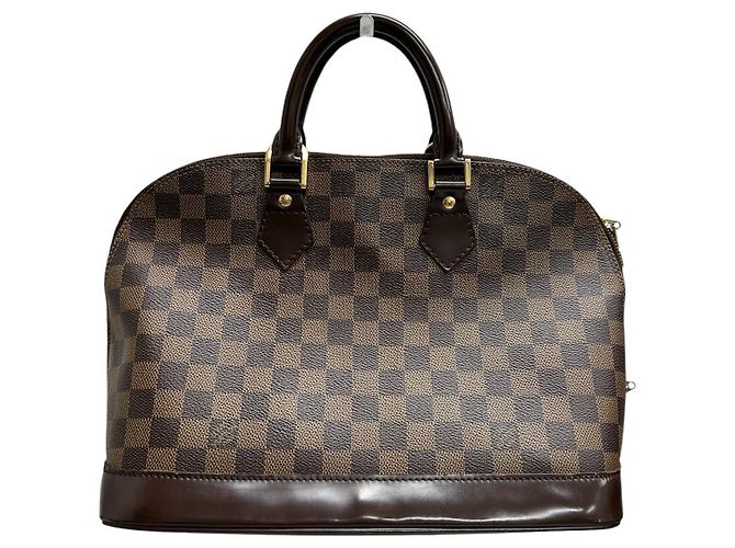 Louis Vuitton Damier Alma Handtasche Braun - Ansicht 2