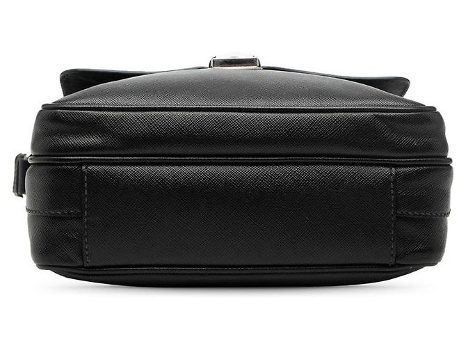 Borsa a tracolla Prada Logo Nero - vista 3