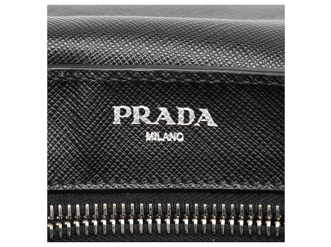 Borsa a tracolla Prada Logo Nero - vista 5