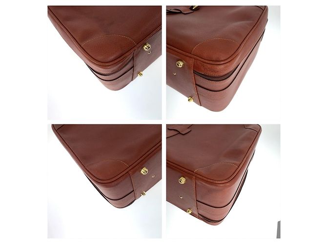 Borsa Boston Gucci Vintage Old Gucci Marrone - vista 3