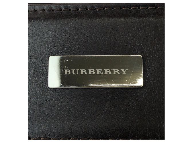 Borsa Tote 2 vie Burberry Check Marrone Beige - vista 4