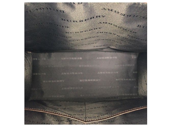 Borsa Tote 2 vie Burberry Check Marrone Beige - vista 9