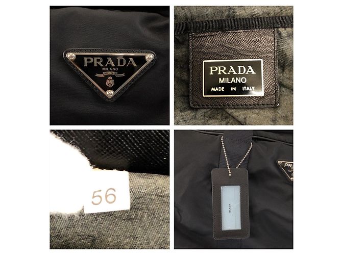 Prada Tessuto Boston Bag Schwarz - Ansicht 4