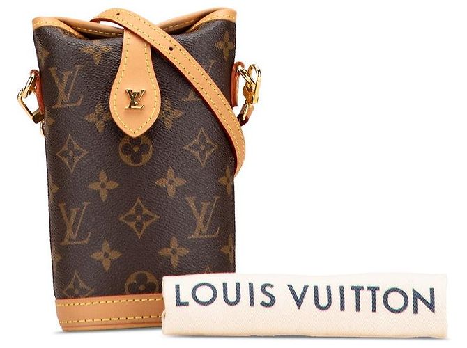 Bolsa Fold Me Monogram Louis Vuitton Marrom - vista 9